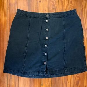 ASOS Button-Up Denim Skirt